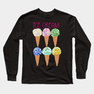 Ice Cream Long Sleeve T-Shirt